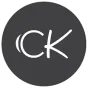 Logo: CK monogram in a dark circle