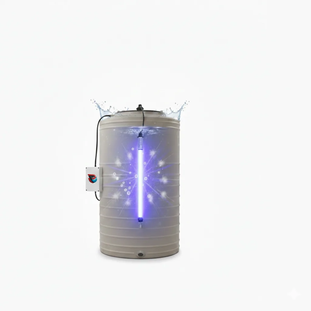 Germicidal UV Tank Lamp for safe water and air sterilization