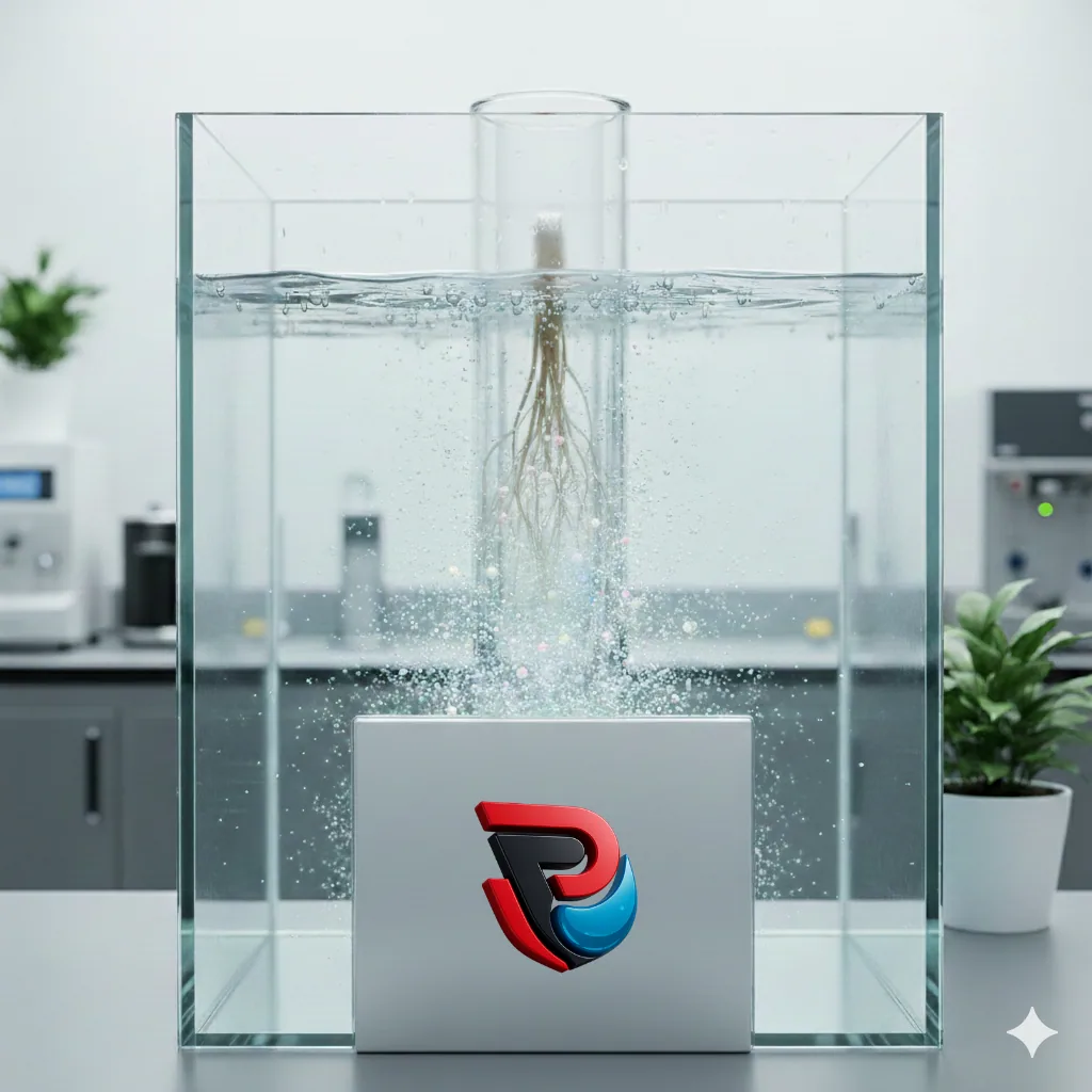 Biological water treatment showing probiotic Redzyme enzymes